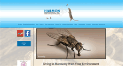 Desktop Screenshot of harmonpestcontrolinc.com